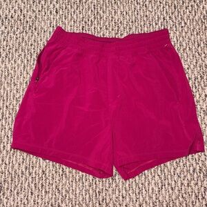 lululemon athletica Magenta Workout Shorts